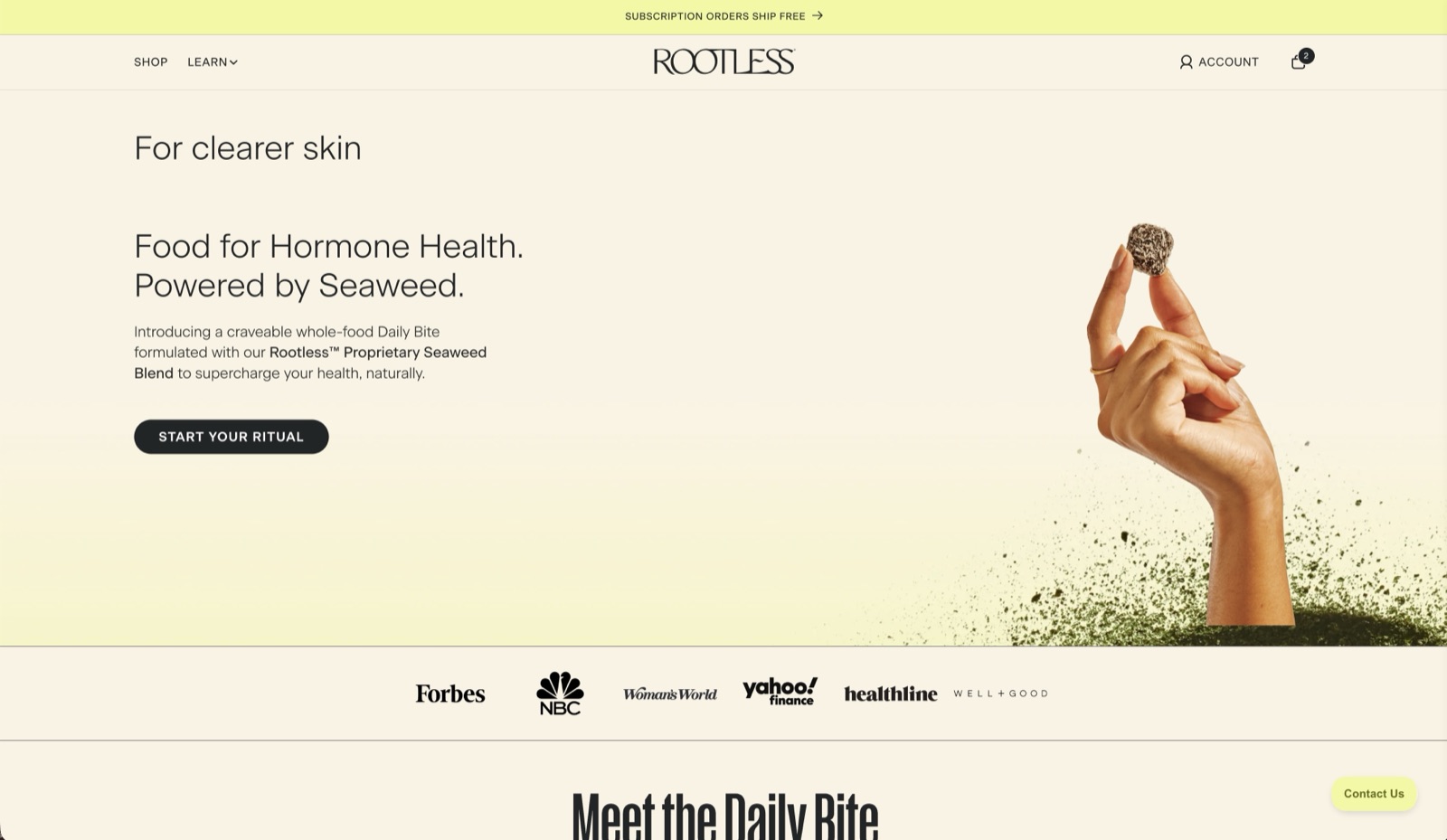 Rootless storefront